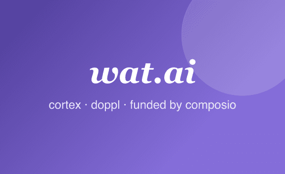 wat.ai @ uwaterloo preview